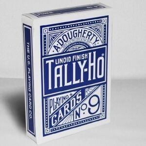Tally-Ho Circle Back Blue Playing Cards